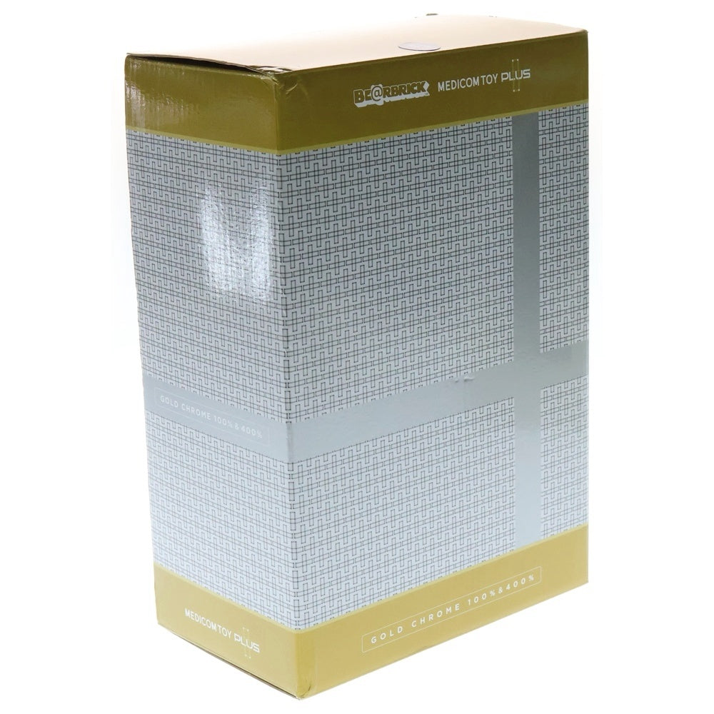 MEDICOM TOY(メディコムトイ) BE@RBRICK MEDICOM TOY PLUS GOLD CHROME Ver. 100% & 400% ベアブリック プラス ゴールド クローム バージョン