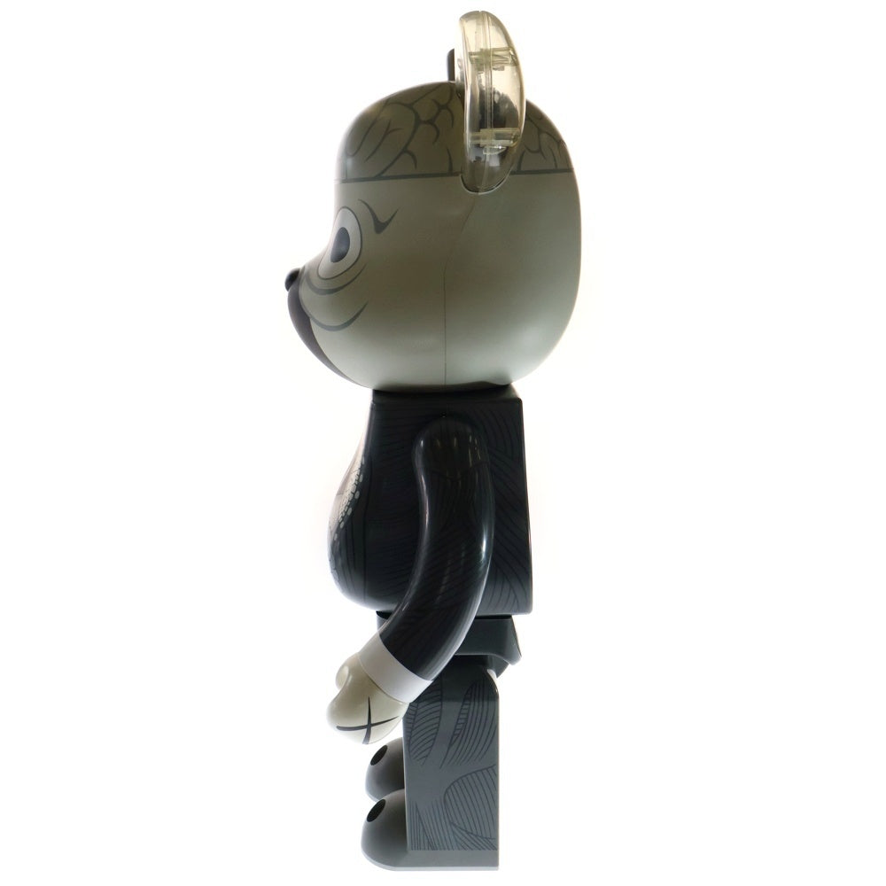 MEDICOM TOY(メディコムトイ) BE@RBRICK Original Fake ×KAWS Companion Dissected Grey 1000% カウズ ベアブリック フィギュア 人体模型 グレー