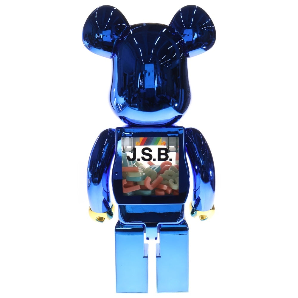 MEDICOM TOY(メディコムトイ) BE@RBRICK Original Fake NEON MCM TOY × JSB 三代目J Soul Brothers ベアブリック フィギュア 人形 ブルーメッキ 1000%