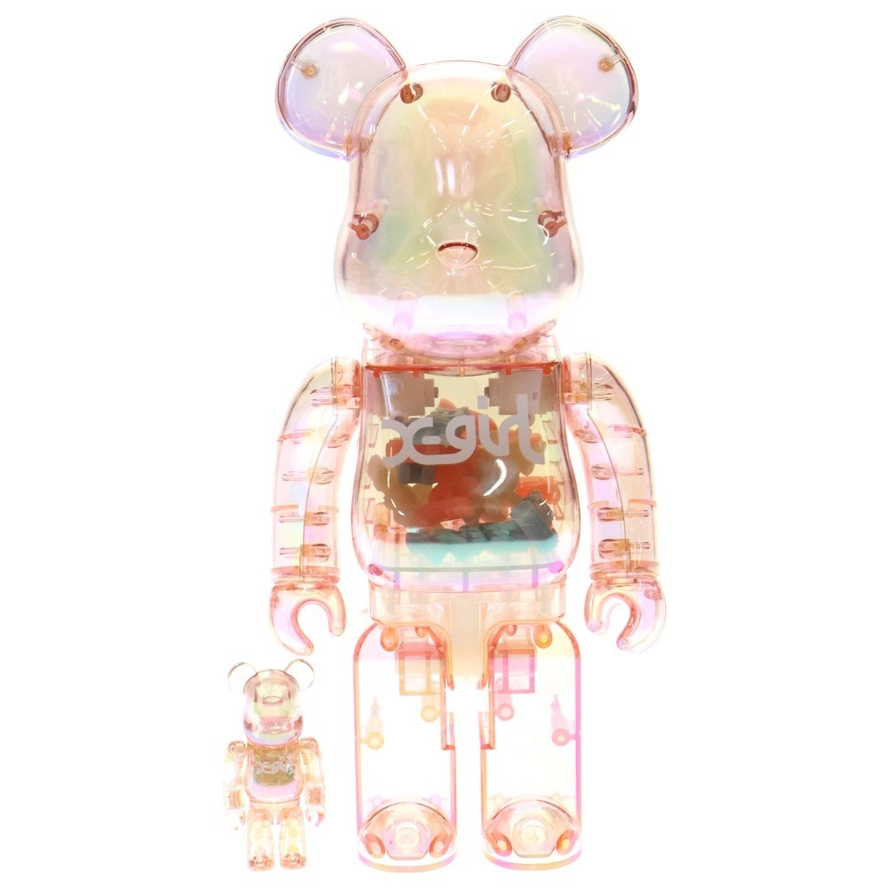 MEDICOM TOY(メディコムトイ) BE@RBRICK X-girl 2020 100% & 400% PINK ベアブリック エックスガール ベアブリック フィギュア ピンク