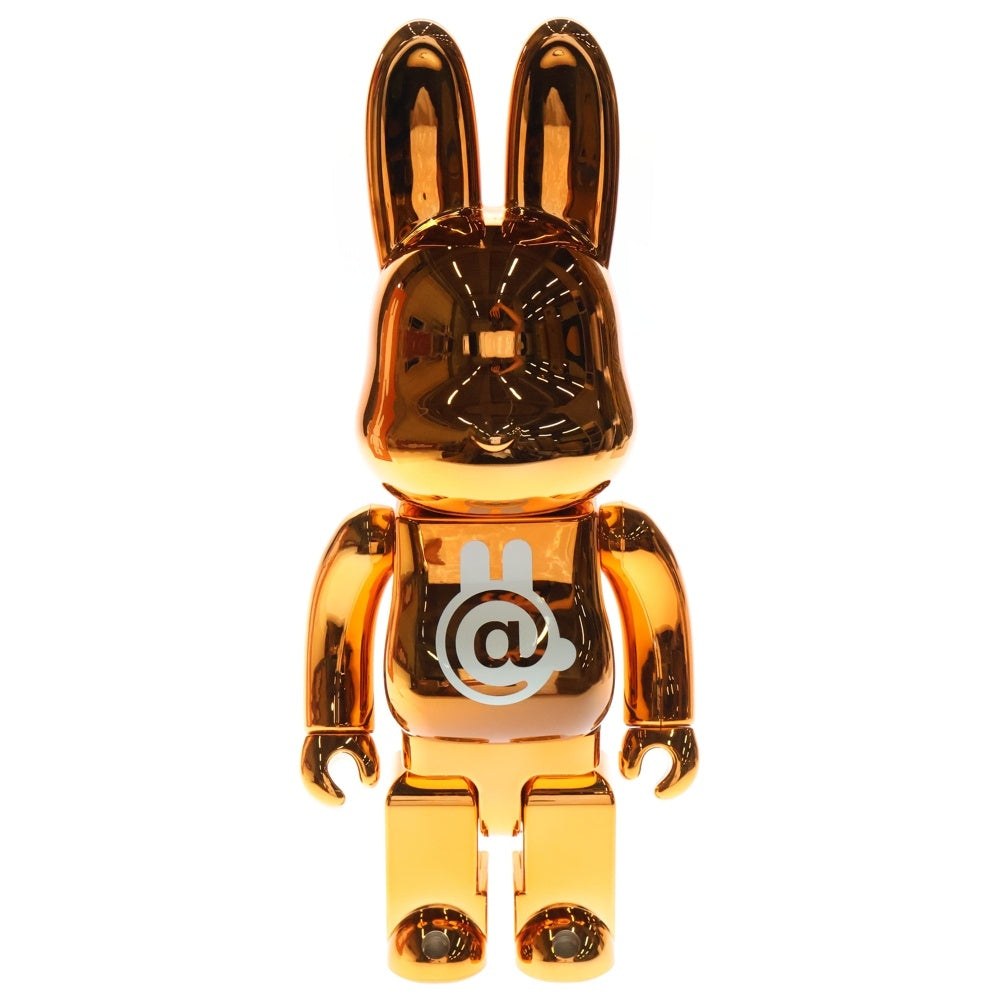 MEDICOM TOY(メディコムトイ) BE@RBRICK CHROME 400% ORANGE RABBIT ラブリック ベアブリック フィギュア 人形 オレンジ