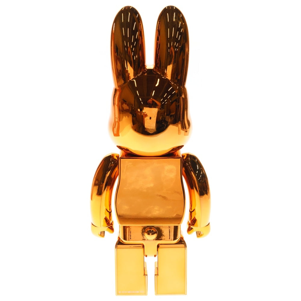MEDICOM TOY(メディコムトイ) BE@RBRICK CHROME 400% ORANGE RABBIT ラブリック ベアブリック フィギュア 人形 オレンジ