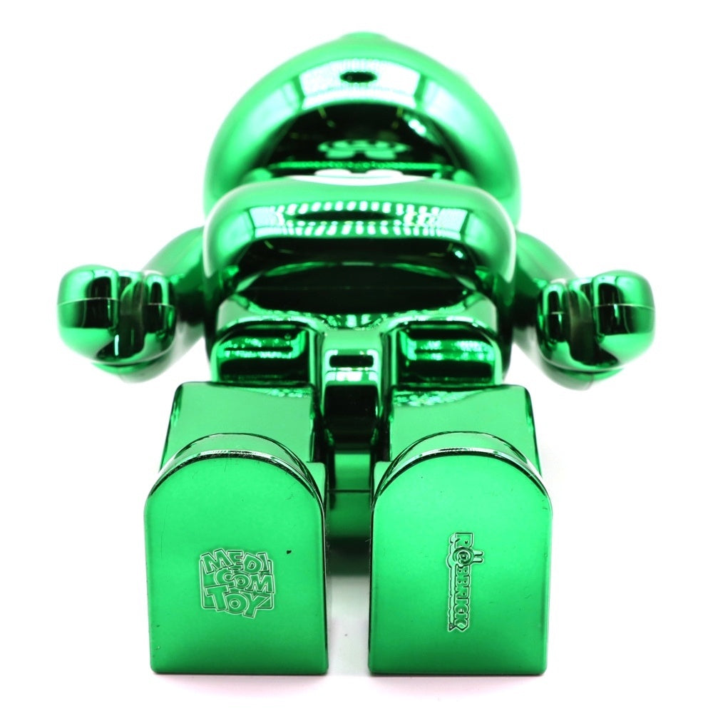 MEDICOM TOY(メディコムトイ) BE@RBRICK CHROME 400% GREEN RABBIT ラブリック ベアブリック フィギュア 人形 グリーン