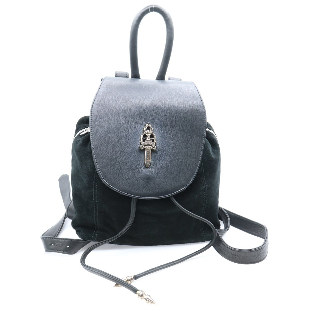 CHROME HEARTS(クロムハーツ) IGGY イギー スモール レザーバックパック リュックサック ブラック