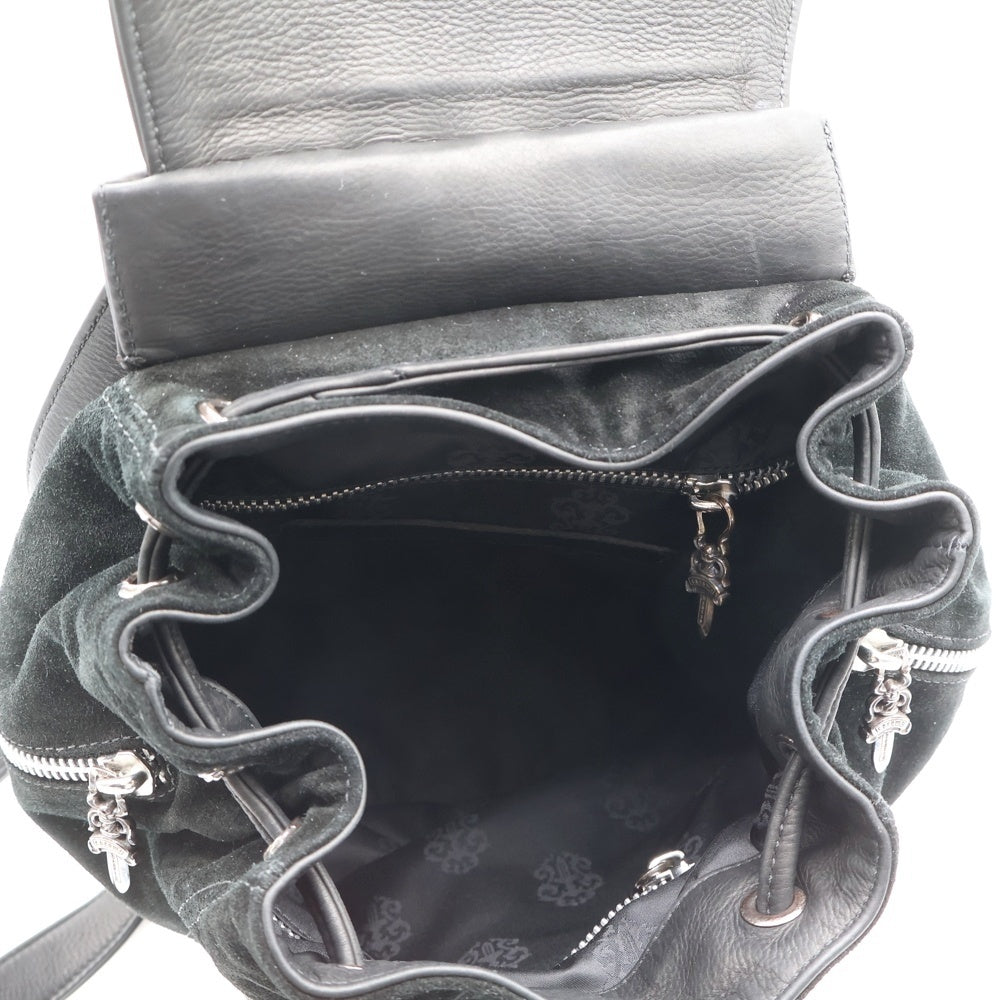 CHROME HEARTS(クロムハーツ) IGGY イギー スモール レザーバックパック リュックサック ブラック
