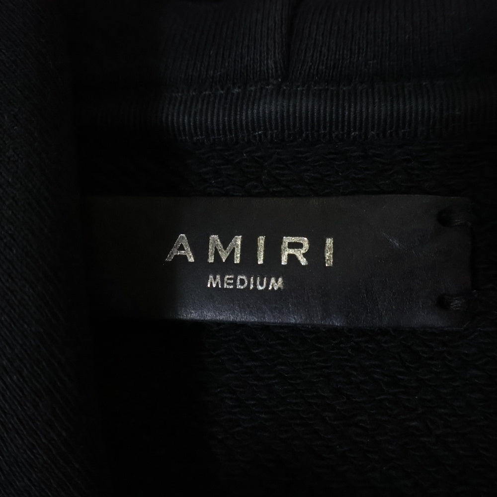 AMIRI(アミリ) STAR PRINT HOODIE スター ロゴプリント スウェット プルオーバーパーカー ブラック