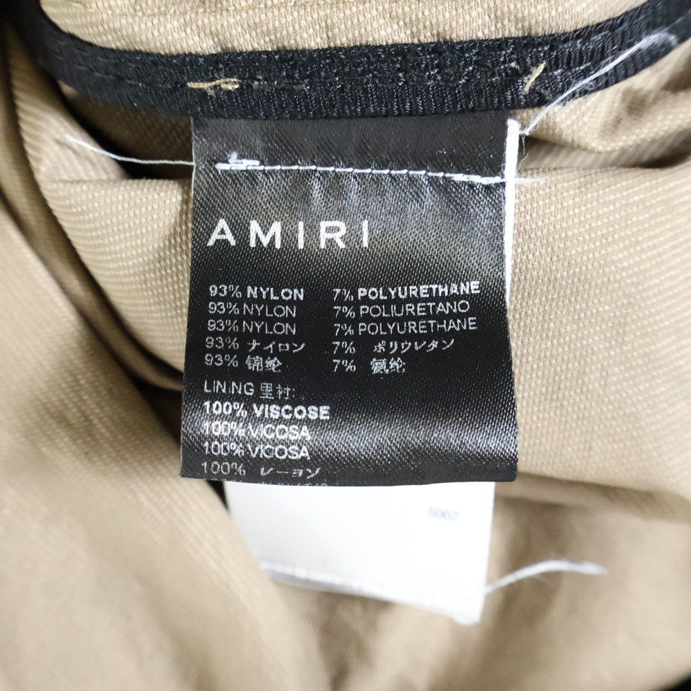AMIRI(アミリ) ナイロン ロング トレンチコート ブラウン