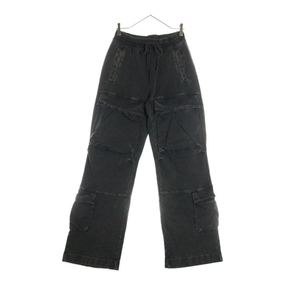 entire studios(エンタイア スタジオ) UTILITY SWEAT ユーティリティ スウェットパンツ ワイドパンツ ブラック ES2341