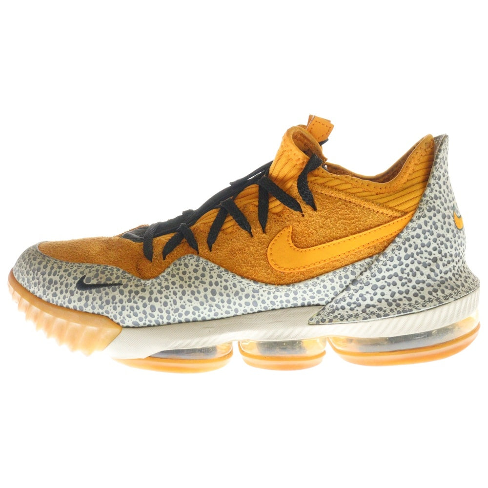 NIKE(ナイキ) ×ATMOS LEBRON 16 LOW アトモス レブロン ローカットスニーカー オレンジ US9.5/27.5cm CD9471-800