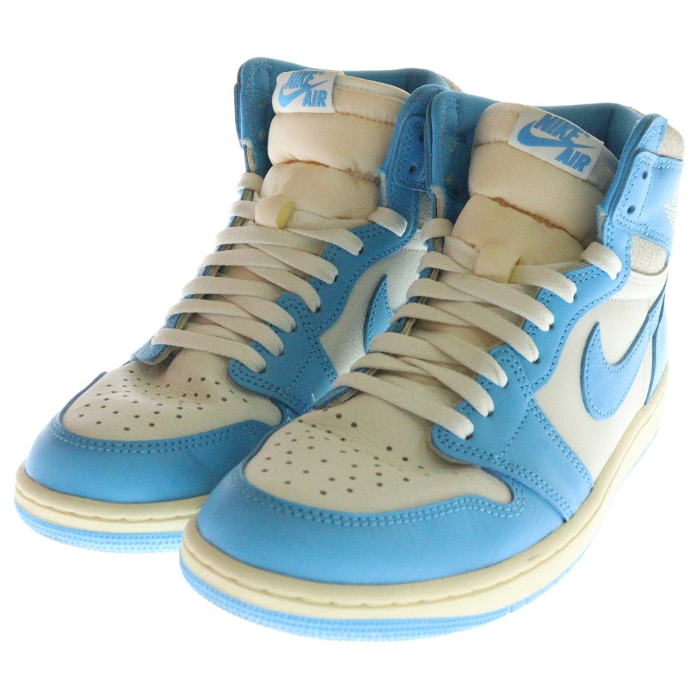 NIKE(ナイキ) AIR JORDAN 1 RETRO HIGH OG UNC REIMAGINED エアジョーダン1 レトロ リイマジンド ハイカットスニーカー ホワイト/ブルー US9/27cm DZ5485-402