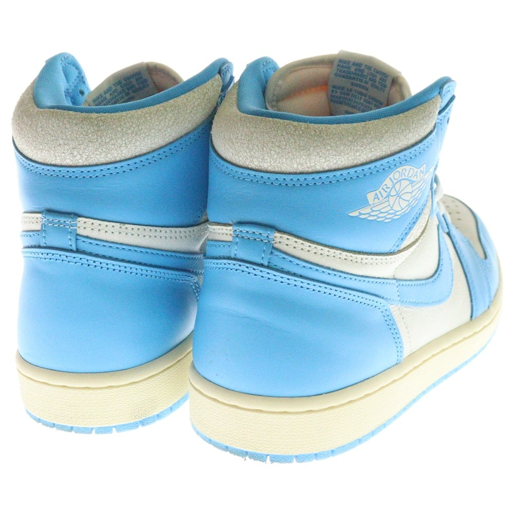 NIKE(ナイキ) AIR JORDAN 1 RETRO HIGH OG UNC REIMAGINED エアジョーダン1 レトロ リイマジンド ハイカットスニーカー ホワイト/ブルー US9/27cm DZ5485-402