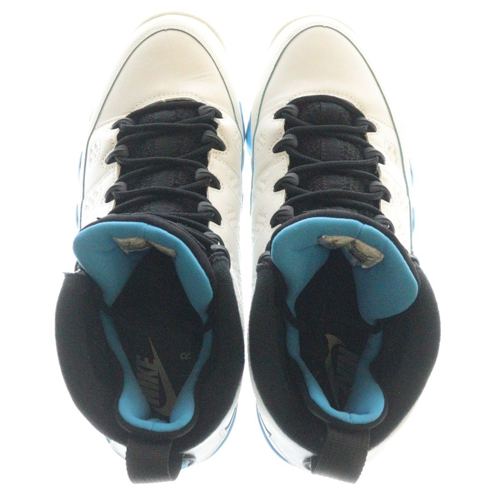 NIKE(ナイキ) AIR JORDAN 9 RETRO POWDER BLUE エアジョーダン9 レトロ パウダー ハイカットスニーカー ホワイト/ブルー US9/27cm FQ8992-101