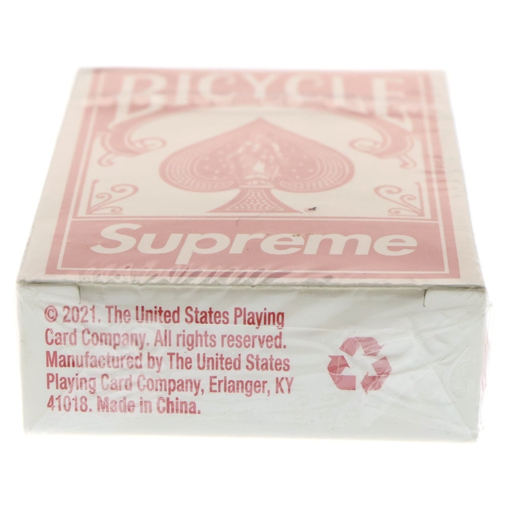 SUPREME(シュプリーム) 21AW ×Bicycle バイシクル ミニトランプ レッド/ホワイト