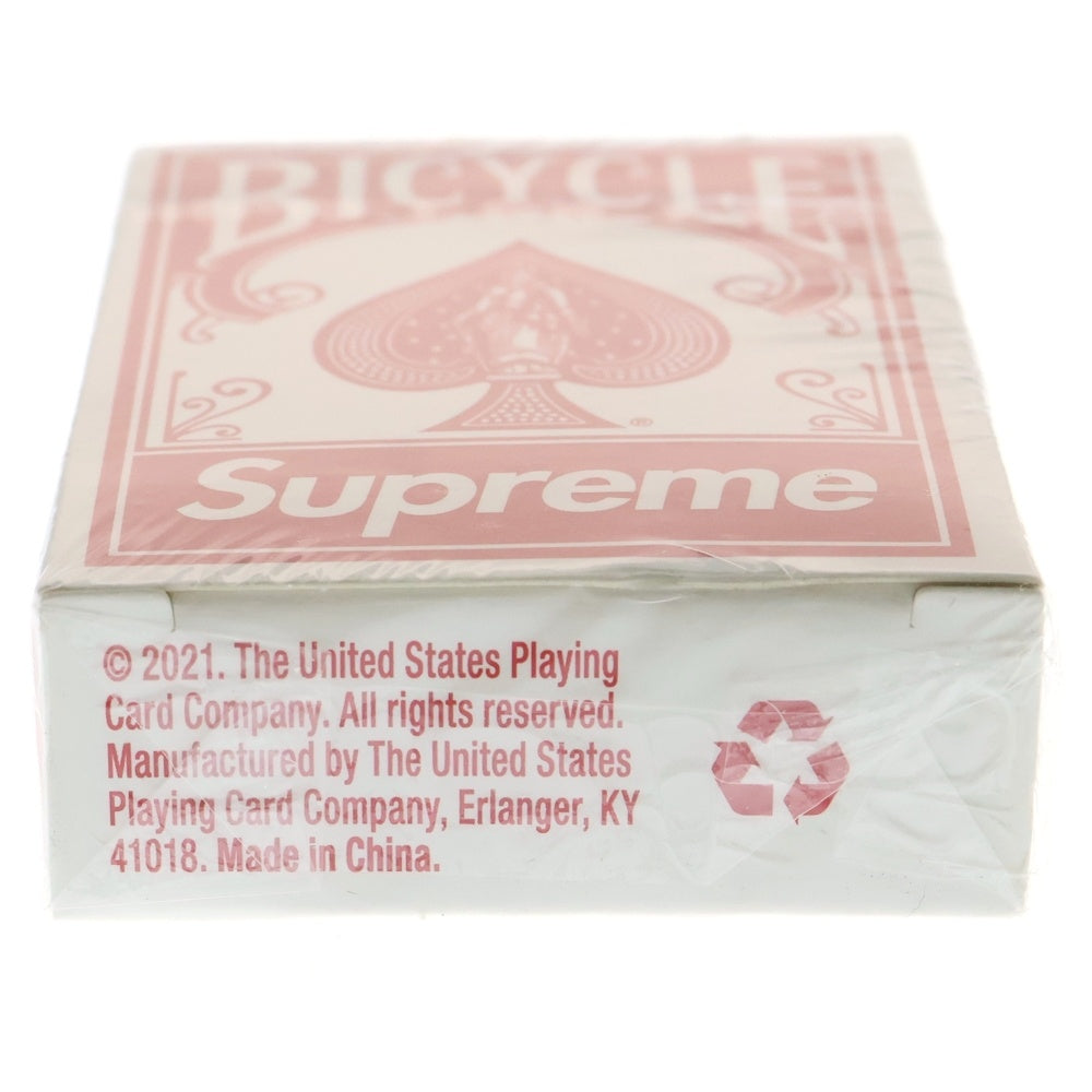SUPREME(シュプリーム) 21AW ×Bicycle バイシクル ミニトランプ レッド/ホワイト