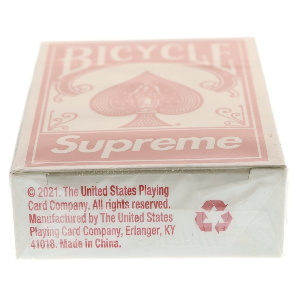 SUPREME(シュプリーム) 21AW ×Bicycle バイシクル ミニトランプ レッド/ホワイト