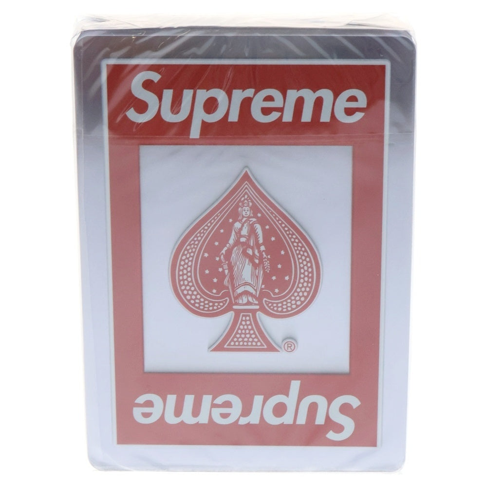 SUPREME(シュプリーム) 20AW ×Bicycle Clear Playing Cards バイシクル スライスカード トランプ レッド/シルバー