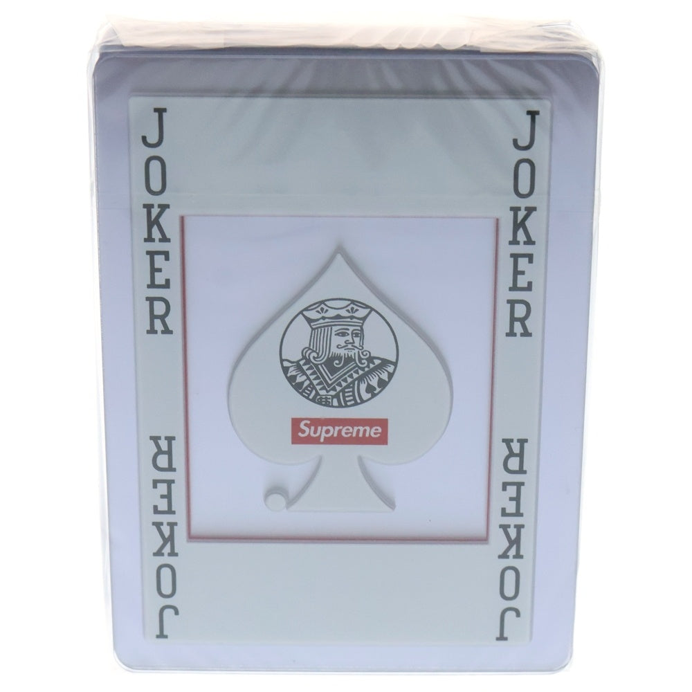 SUPREME(シュプリーム) 20AW ×Bicycle Clear Playing Cards バイシクル スライスカード トランプ レッド/シルバー