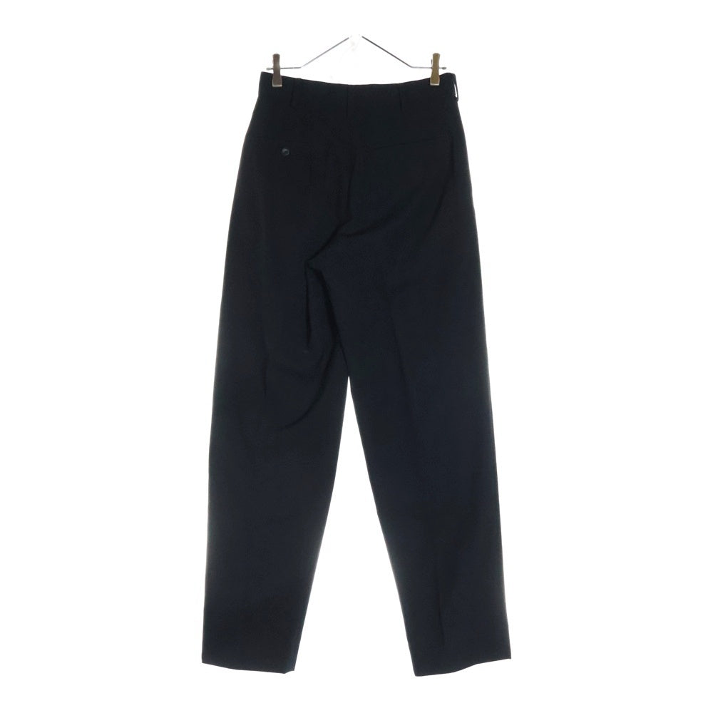 Yohji Yamamoto POUR HOMME(ヨウジヤマモト プールオム) 93SS 2タック ウールギャバジン テーパード スラックス ロングパンツ ブラック HO-P13-100