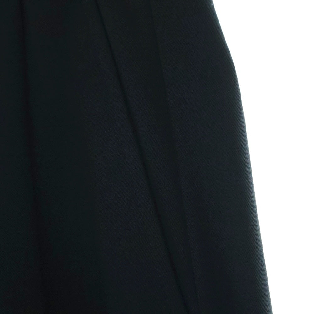 Yohji Yamamoto POUR HOMME(ヨウジヤマモト プールオム) 93SS 2タック ウールギャバジン テーパード スラックス ロングパンツ ブラック HO-P13-100