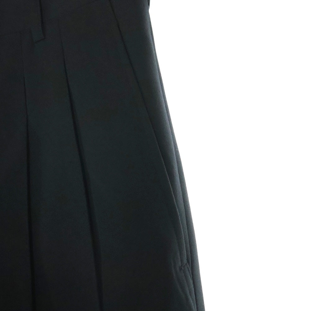 Yohji Yamamoto COSTUME D'HOMME(ヨウジヤマモト コスチュームドオム) 94SS 2タック ウールギャバジン ワイド スラックスロングパンツ ブラック HT-X03-122