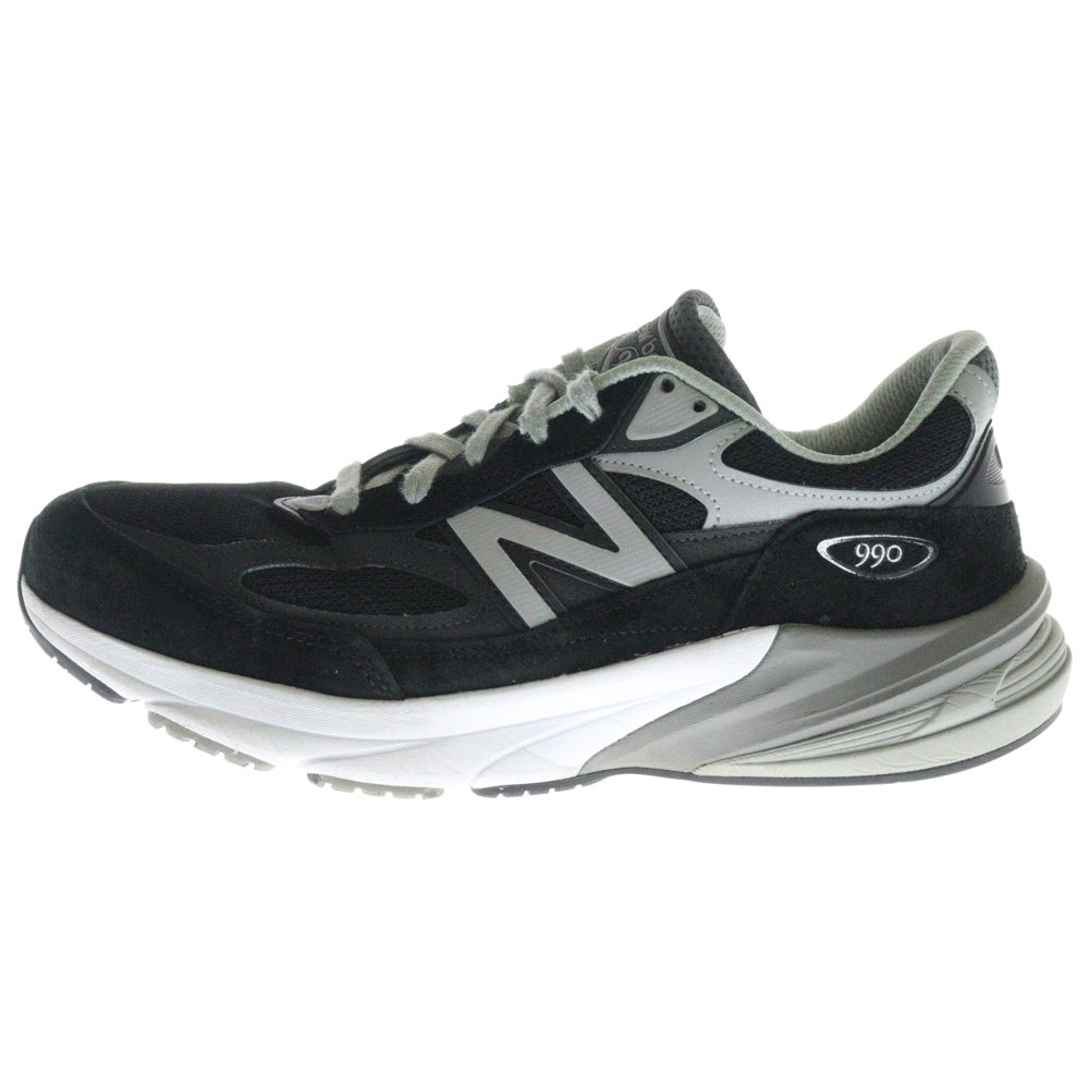 New Balance(ニューバランス) M990BK6 990 V6 スエード ローカットスニーカー ブラック US9.5/27.5cm