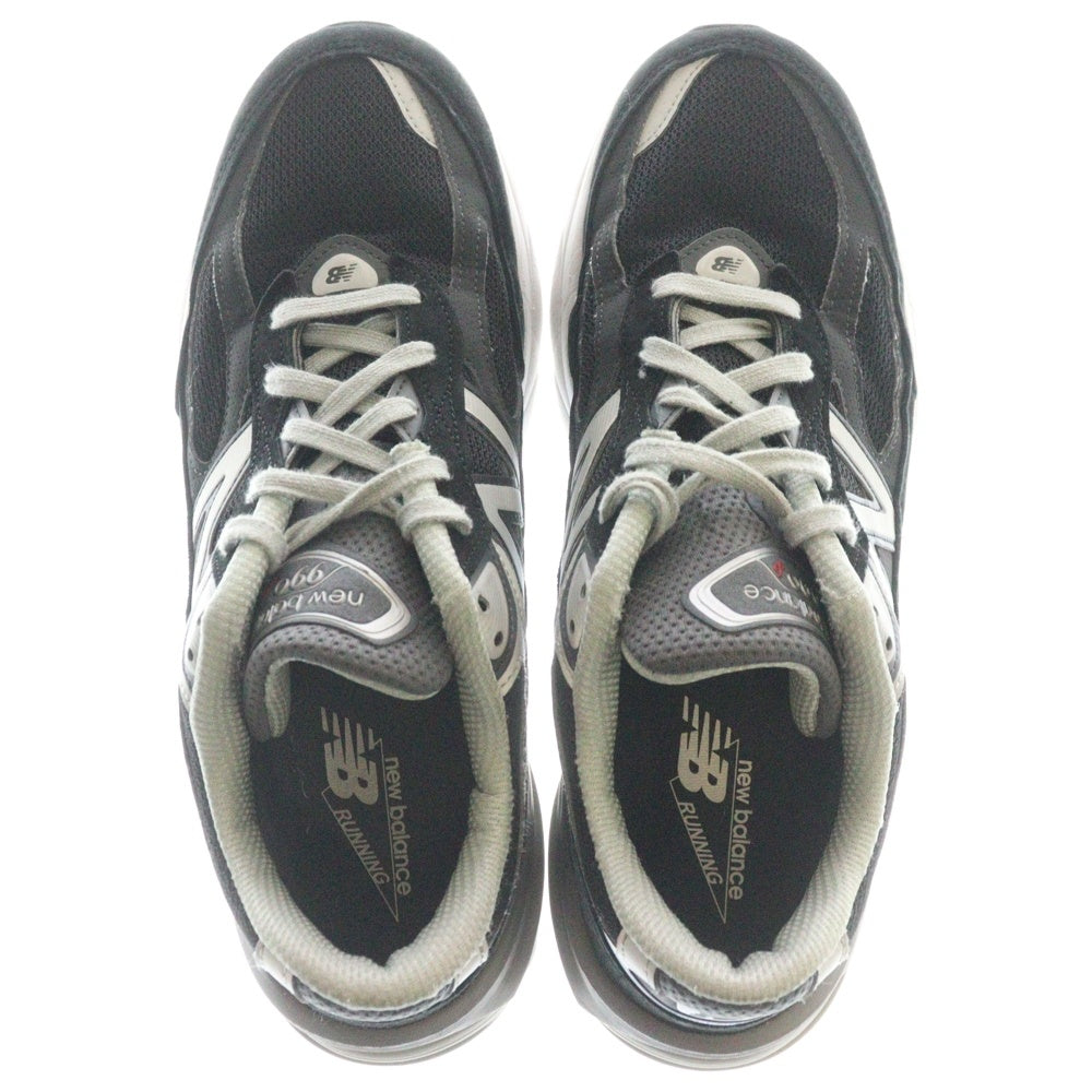 New Balance(ニューバランス) M990BK6 990 V6 スエード ローカットスニーカー ブラック US9.5/27.5cm