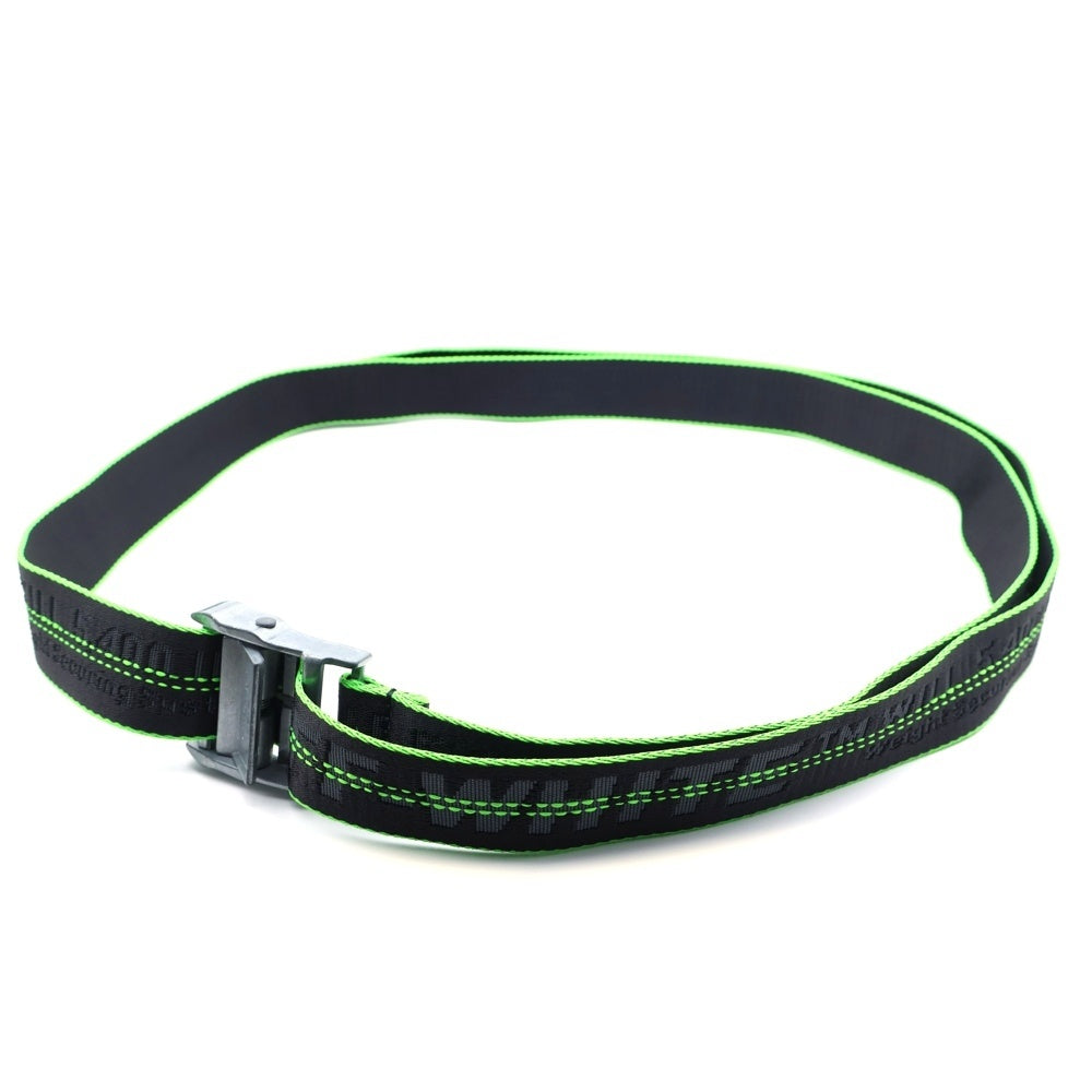 OFF-WHITE(オフホワイト) INDUSTRIAL BELT インダストリアル ベルト ブラック/グリーン
