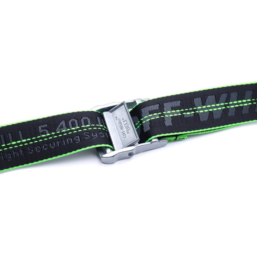 OFF-WHITE(オフホワイト) INDUSTRIAL BELT インダストリアル ベルト ブラック/グリーン