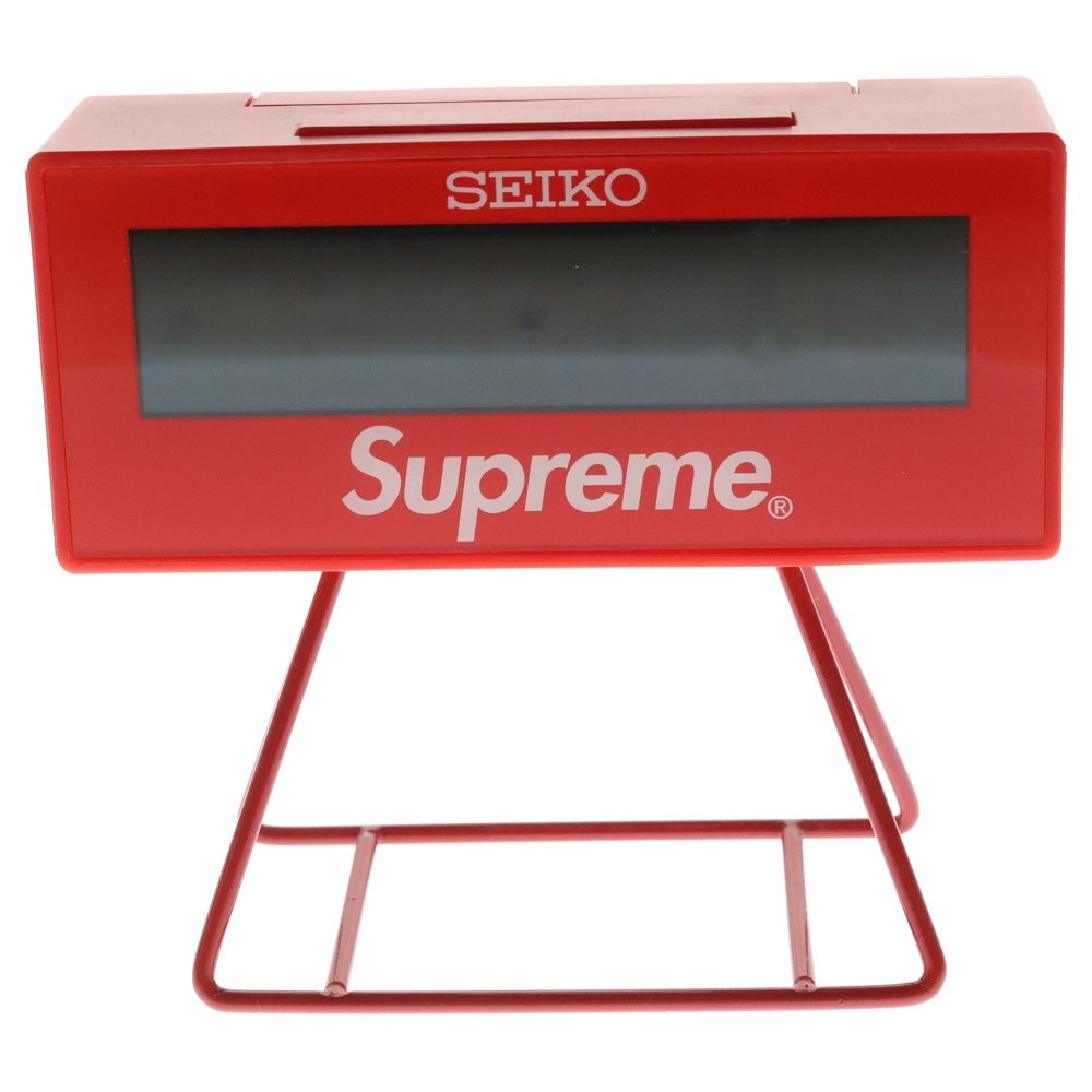 SUPREME(シュプリーム) 21SS ×SEIKO Marathon Clock Red セイコー マラソン クロック 置時計 レッド