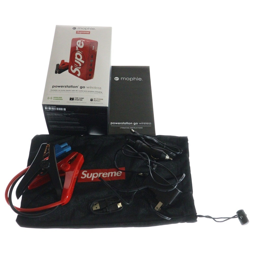 SUPREME(シュプリーム) 21SS Mophie Powerstation wireless モーフィー パワーステーション ワイヤレス モバイル バッテリー 充電器 レッド