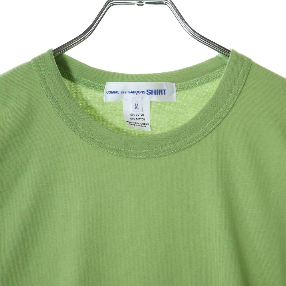 COMME des GARCONS SHIRT(コムデギャルソンシャツ) ロゴプリント クルーネック 半袖 Tシャツ カットソー グリーン FM-T026