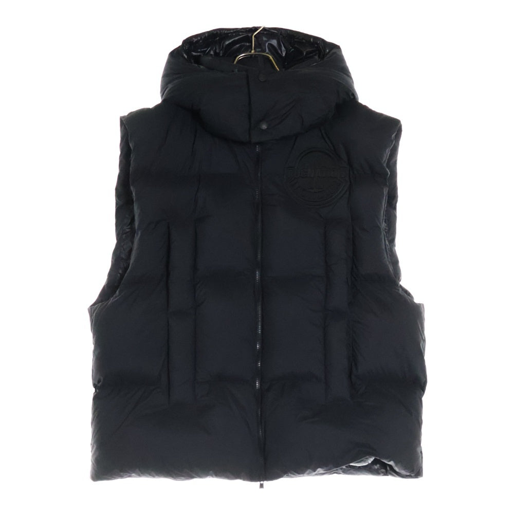 MONCLER GENIUS(モンクレール ジーニアス) 23AW ×ROC NATION ANTILA ロックネーション アンティラ ジップアップ ダウンベスト ブラック I209W1A00005 M3381
