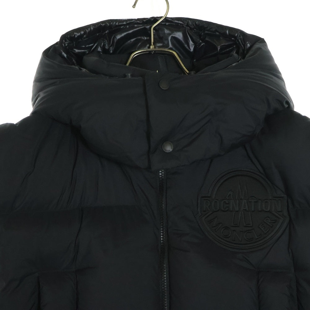 MONCLER GENIUS(モンクレール ジーニアス) 23AW ×ROC NATION ANTILA ロックネーション アンティラ ジップアップ ダウンベスト ブラック I209W1A00005 M3381