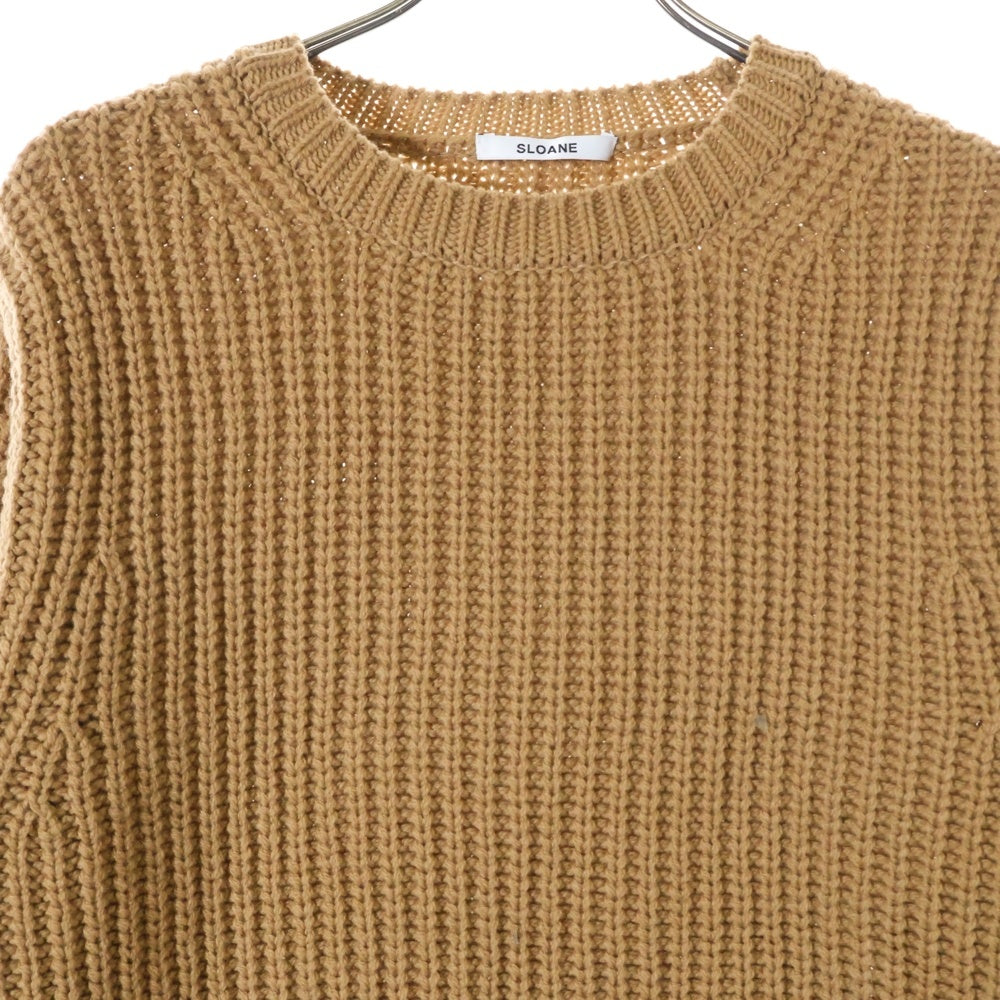 SLOANE(スローン) ウール ニット セーター ブラウン SL4W 118