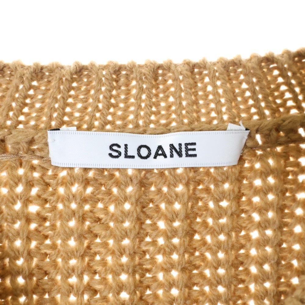 SLOANE(スローン) ウール ニット セーター ブラウン SL4W 118