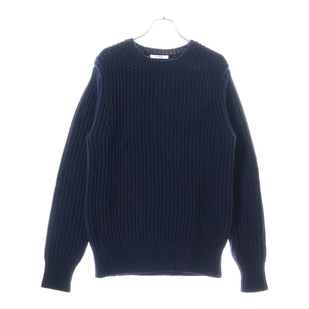 SLOANE(スローン) ウール ニット セーター ネイビー SL4W 118
