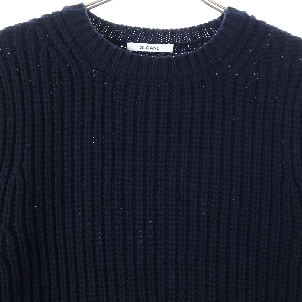 SLOANE(スローン) ウール ニット セーター ネイビー SL4W 118