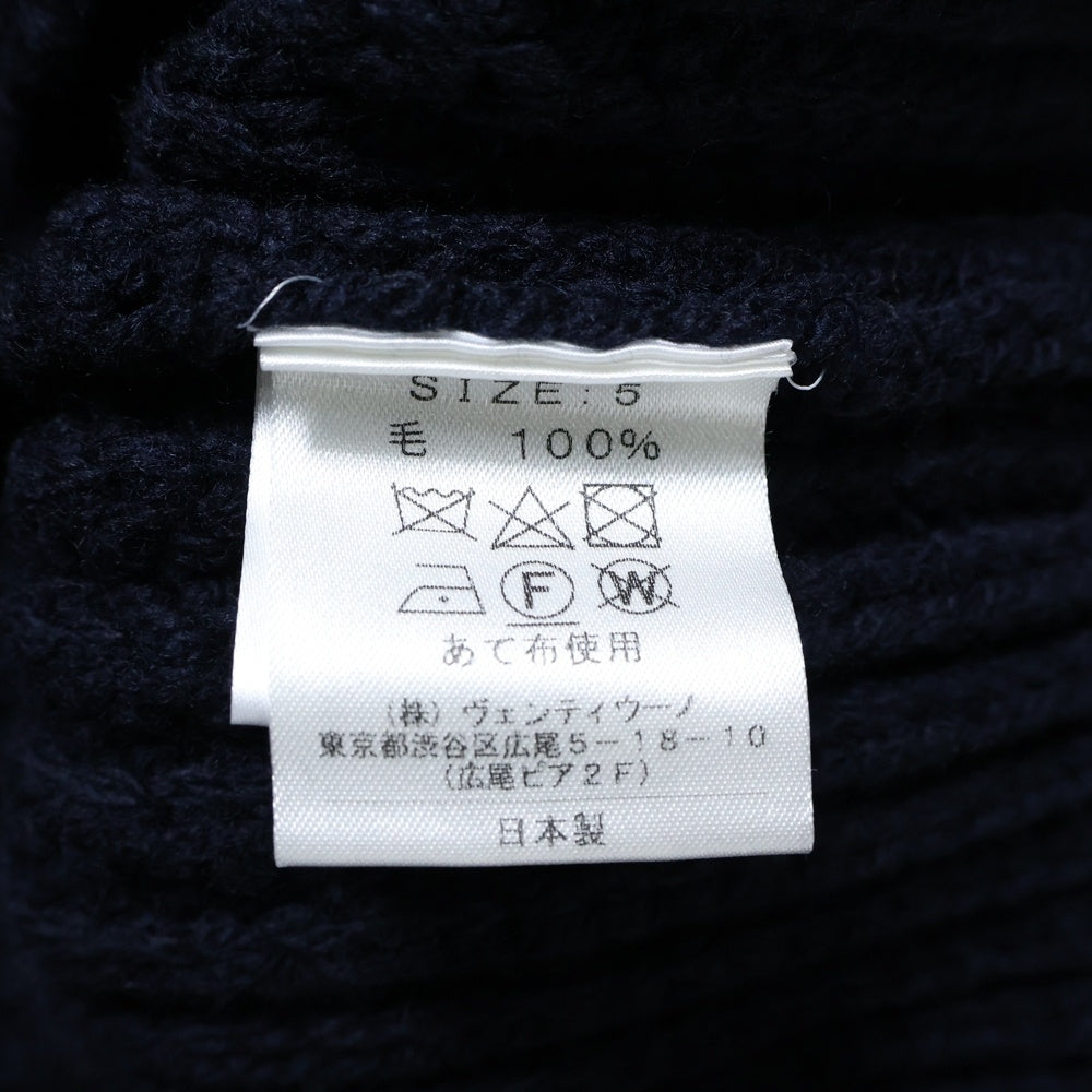 SLOANE(スローン) ウール ニット セーター ネイビー SL4W 118