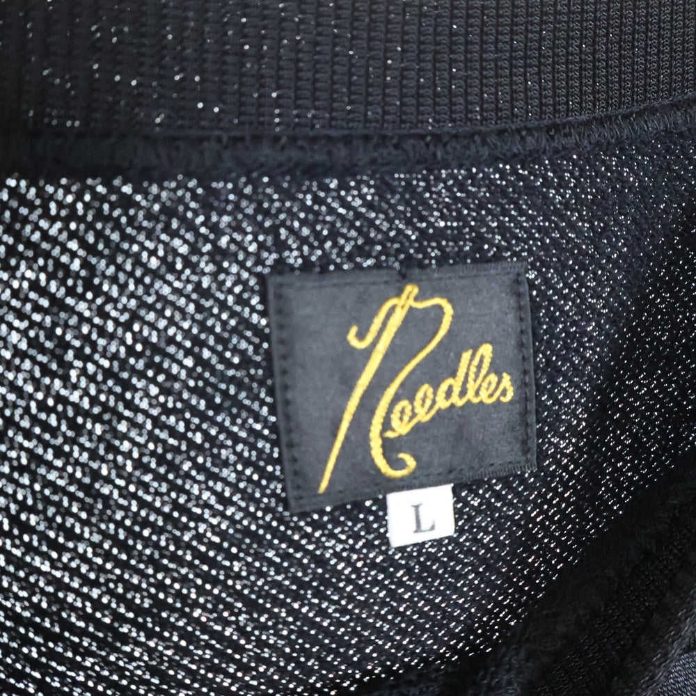 Needles(ニードルス) PE Bright Jersey パピヨン刺繍 ジャージー ベスト ブラック MR307