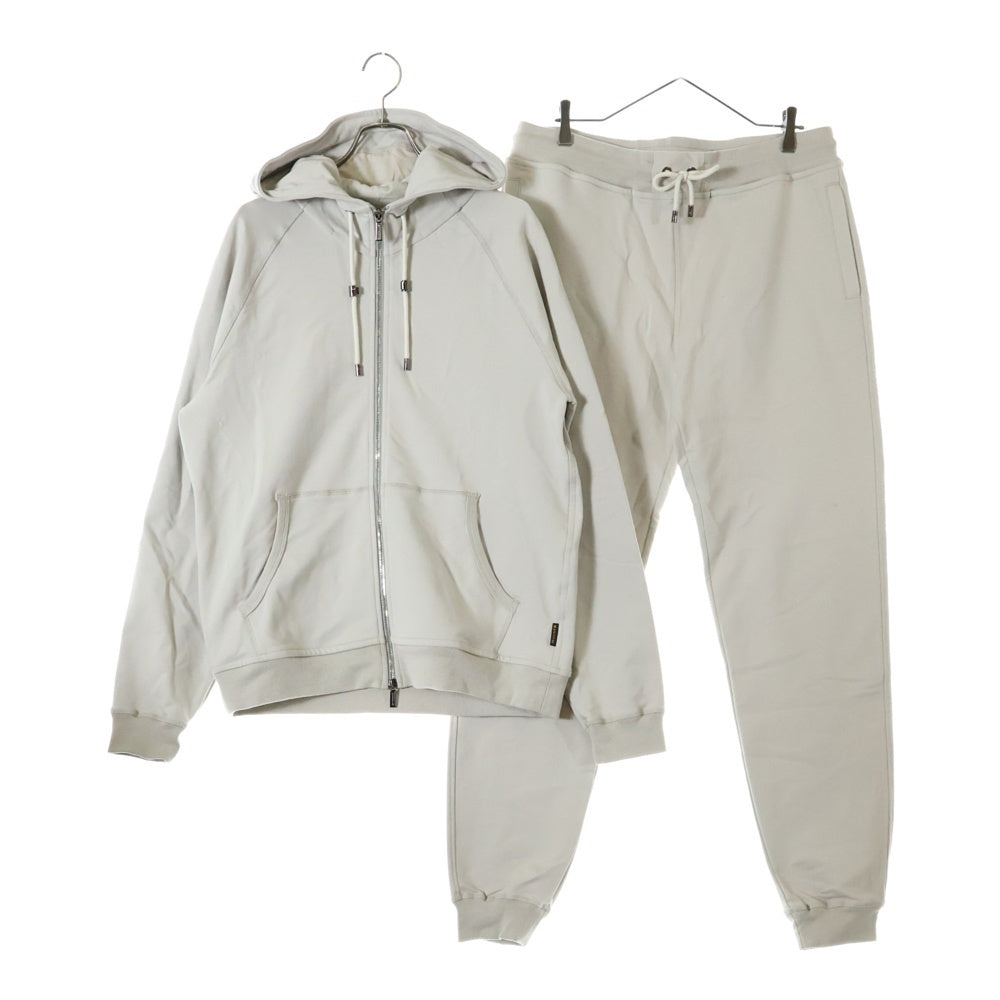 MOORER(ムーレー) NORCIA TUTA RAF コットン ジップアップ パーカー ジョガーパンツ セットアップ グレー