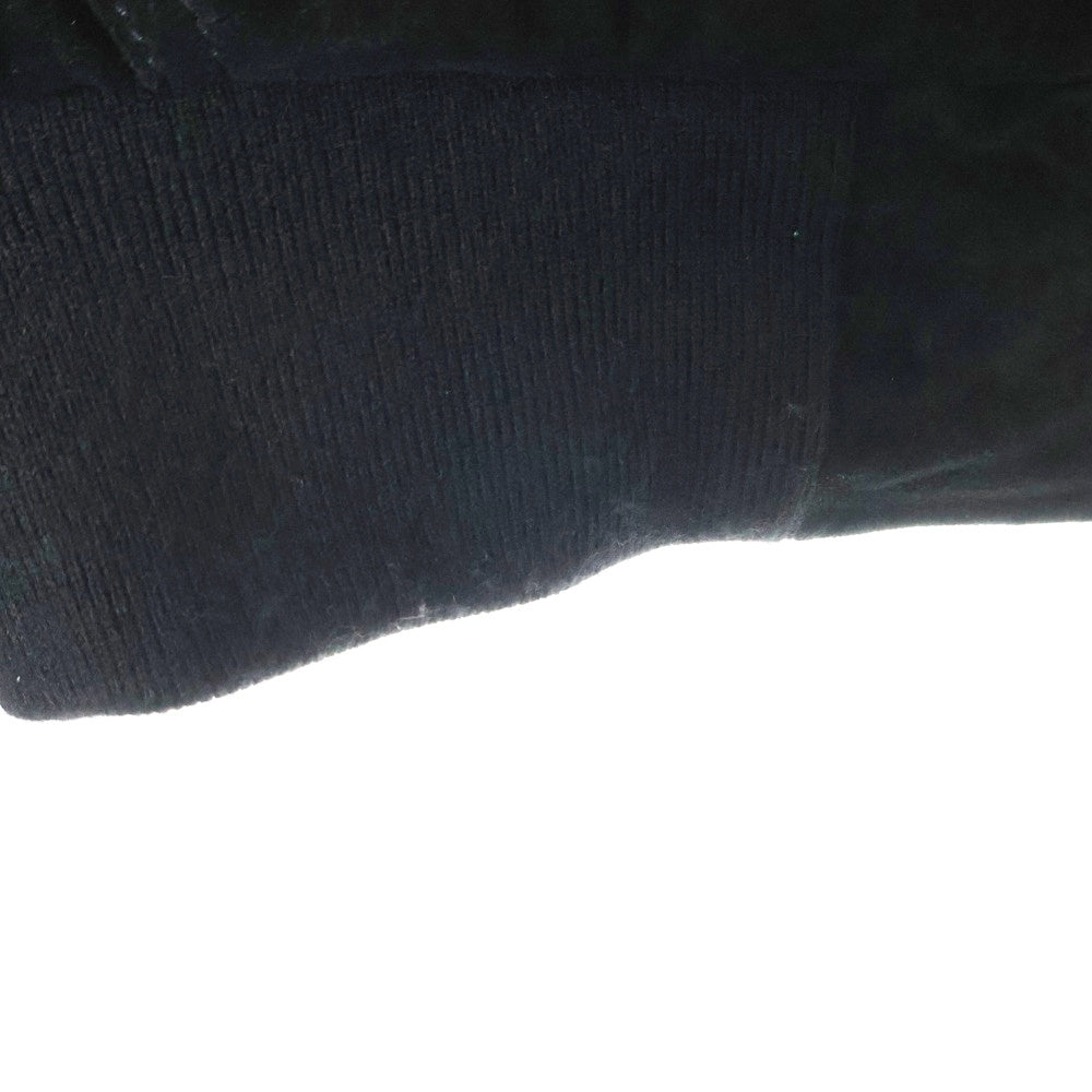 SCHOTT(ショット) 340US COW SPLIT HOODED JACKET カウスプリット ジップフード スエード ボアライニング ジップアップジャケット ブラック 7554