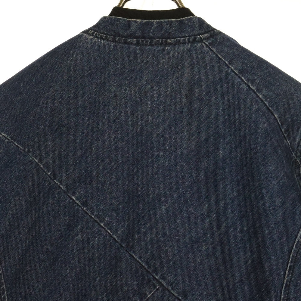 DIESEL(ディーゼル) 17SS バイアスカット ジップアップ デニム ボンバー ジャケット インディゴ