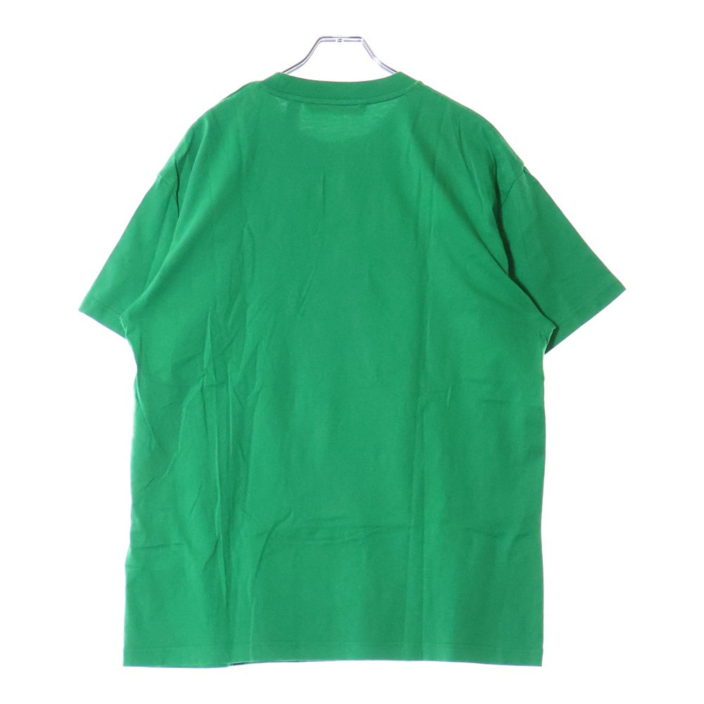 MONCLER GENIUS(モンクレール ジーニアス) 22SS フロントロゴワッペン クルーネック半袖Tシャツ カットソー グリーン H10928C00011 809KL
