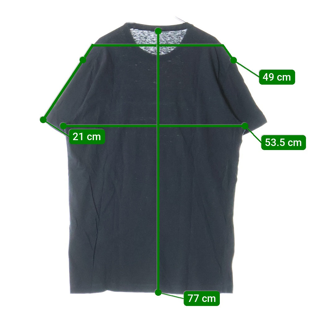 DSQUARED2(ディースクエアード) 19AW フロントロゴプリント クルーネック半袖Tシャツ カットソー ブラック S74GD0592 S22507