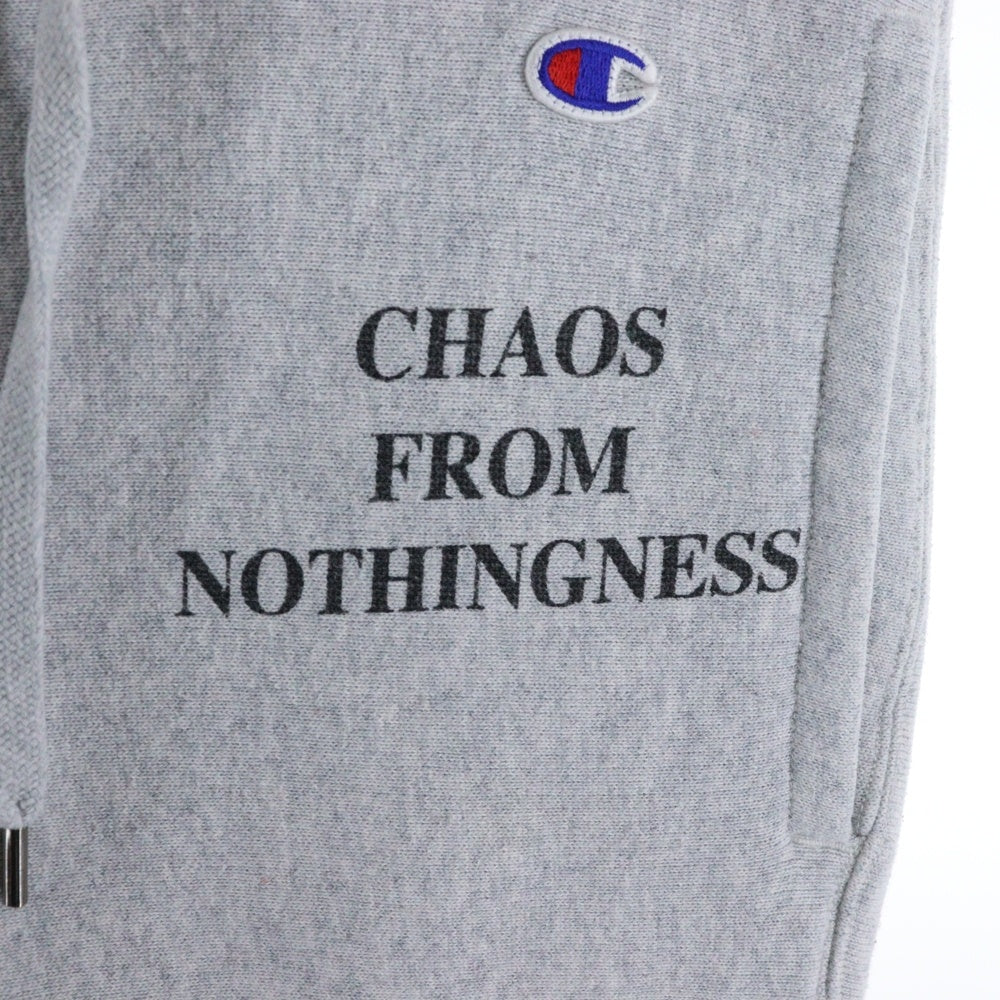 CHAMPION(チャンピオン) ×Let it Ride レットイットライド ロゴワッペン スウェットパンツ グレー C8-K204