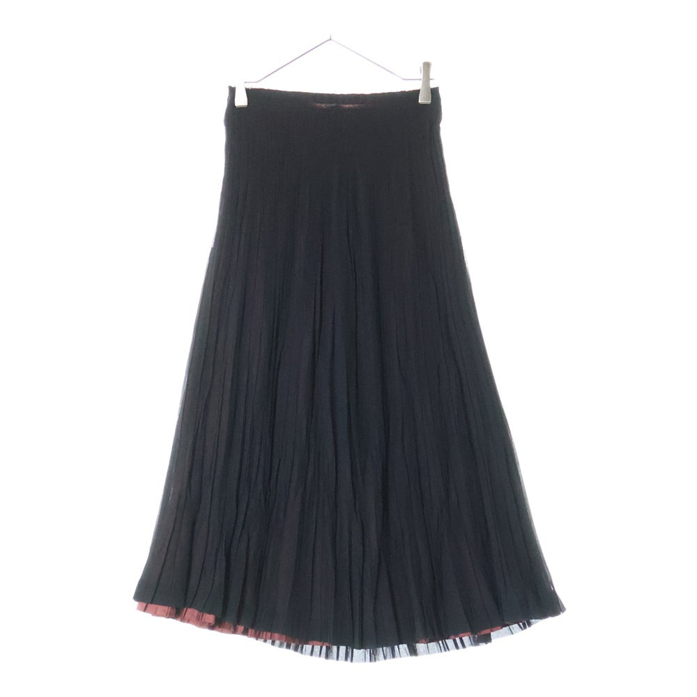 COMME des GARCONS(コムデギャルソン) 02AW シースルー プリーツスカート レディース ブラック GG-S060 AD2002