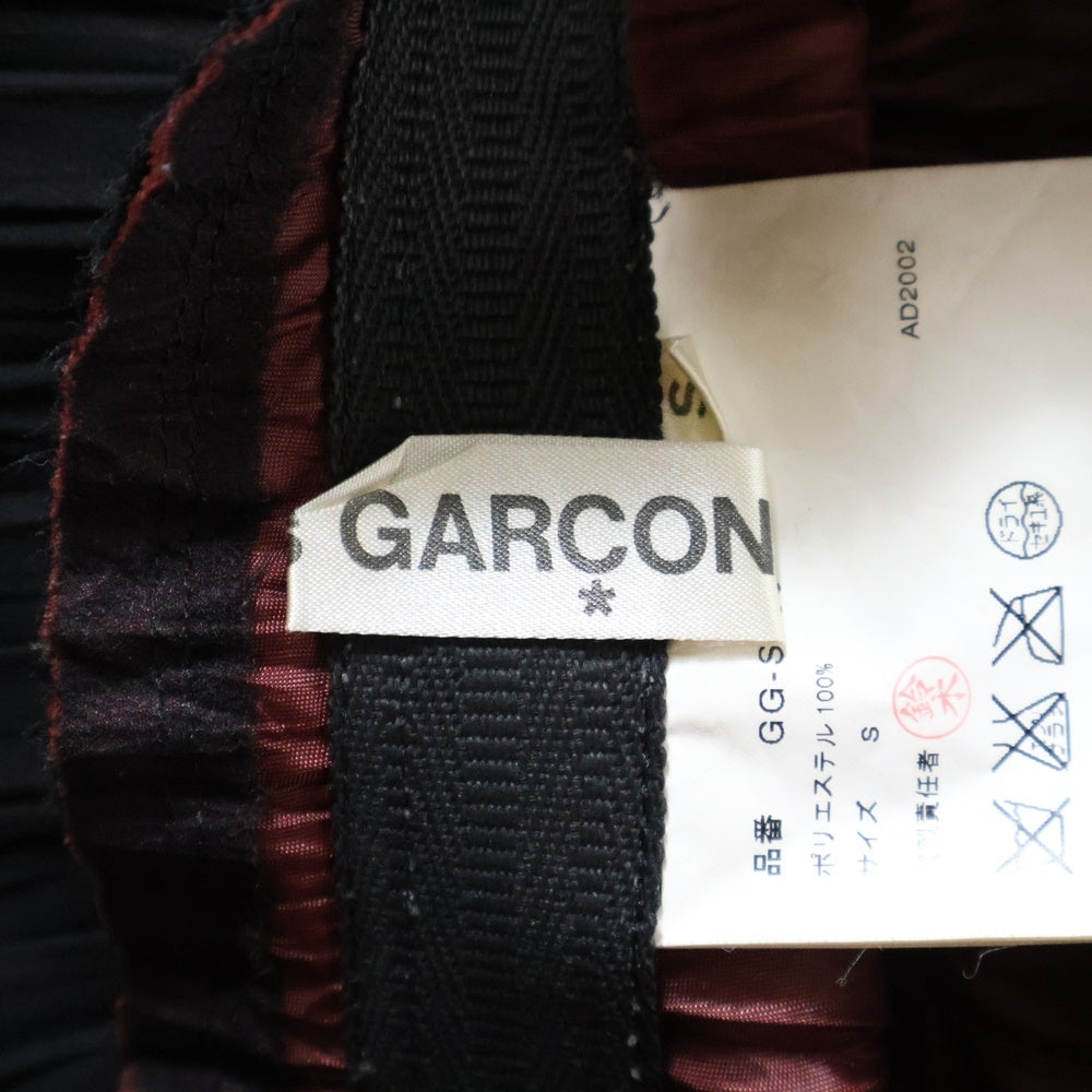 COMME des GARCONS(コムデギャルソン) 02AW シースルー プリーツスカート レディース ブラック GG-S060 AD2002
