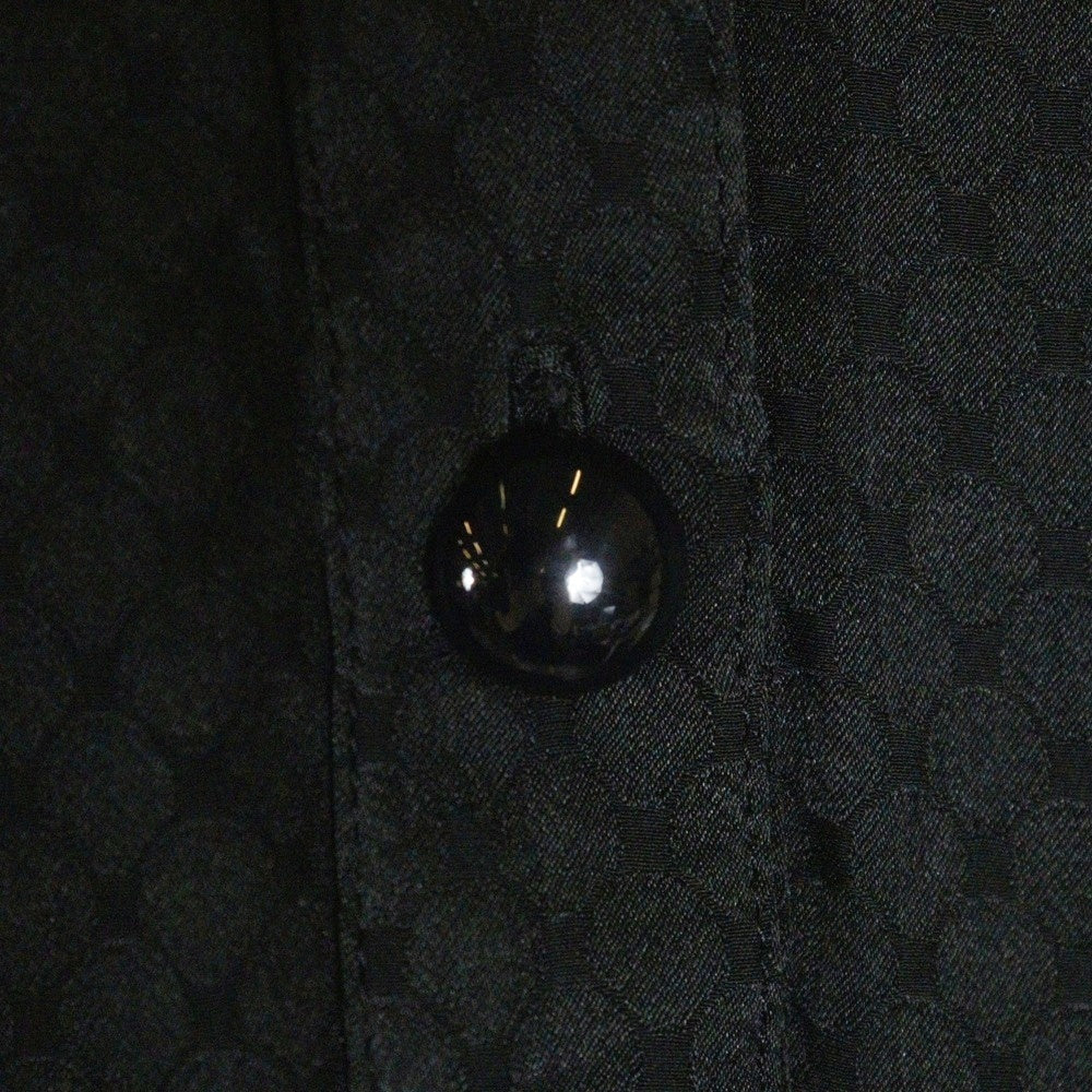 MISS DIOR(ミスディオール) ドット総柄 ヘンリーネック レーヨン ワンピース ドレス ブラック レディース