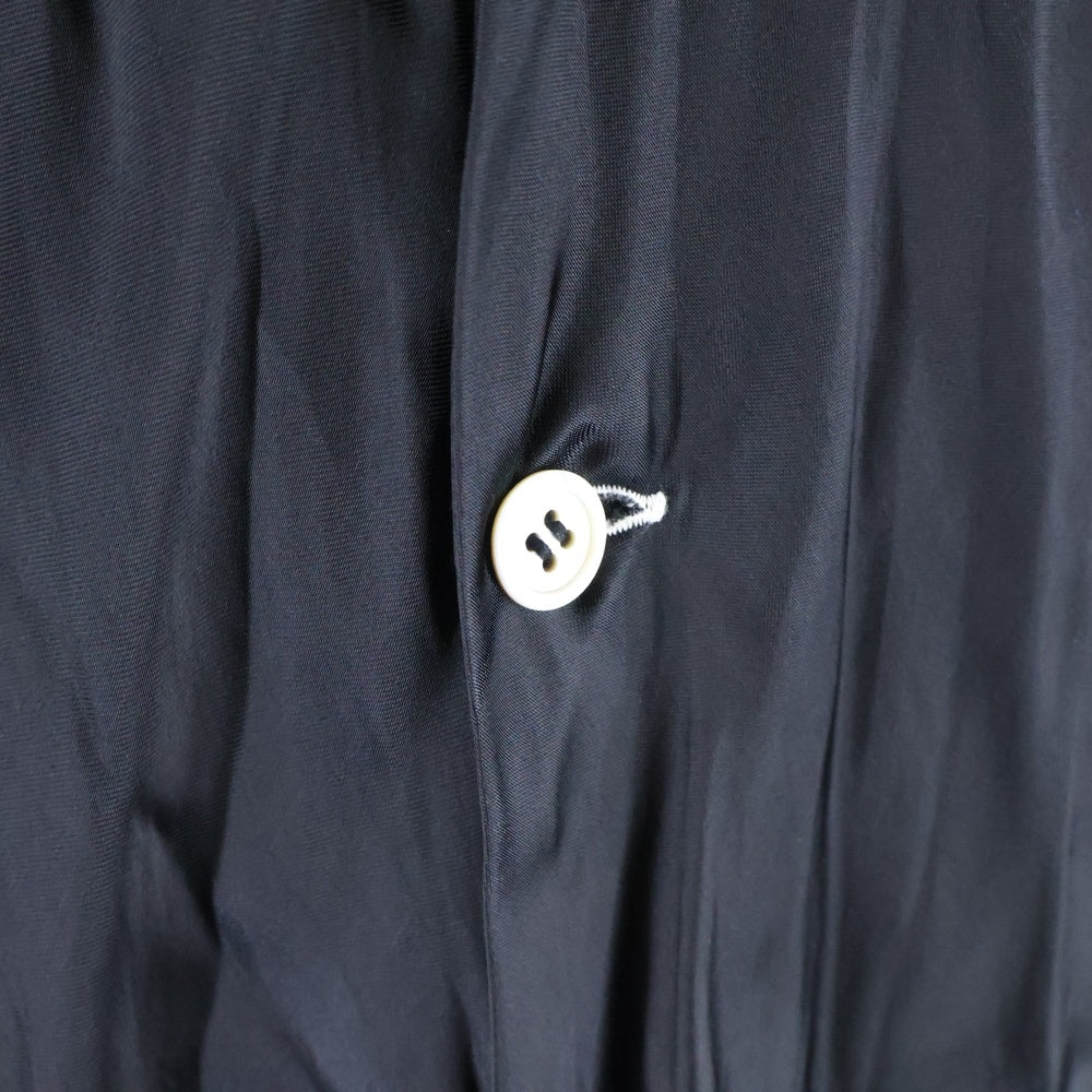 COMME des GARCONS(コムデギャルソン) 93AW ノッチドラペル キュプラ ロングコート レディース ネイビー GO-04051S AD1993