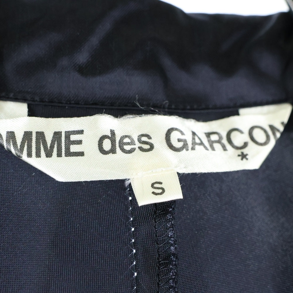 COMME des GARCONS(コムデギャルソン) 93AW ノッチドラペル キュプラ ロングコート レディース ネイビー GO-04051S AD1993